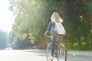 Mit dem Fahrrad in Stralsund