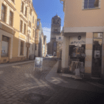 Altstadt Stralsund mit Blick auf Marien Kirche