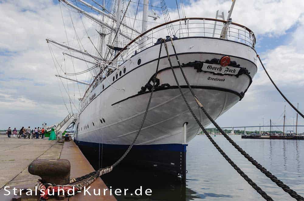 Die Gorch Fock I in Stralsund – Segelschulschiff und Museumserlebnis