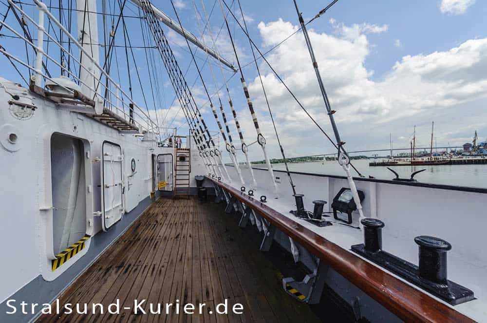 Deck der Gorch Fock I Deck der Gorch Fock I